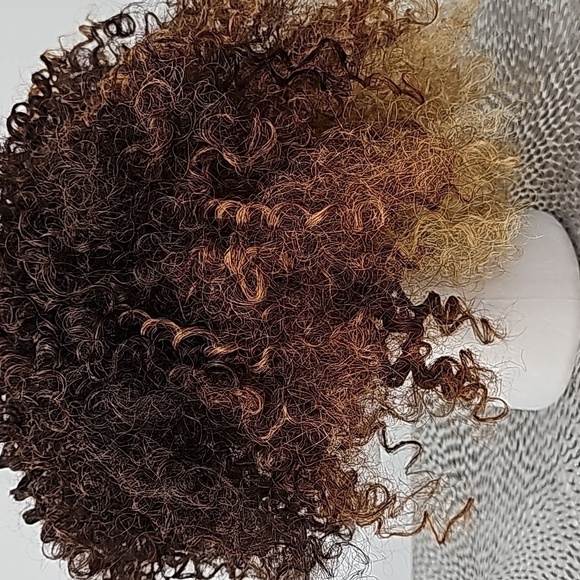 Lace Front Kinky Curly Wig Invisible L-Part Color OM701 - Picture 4 of 12